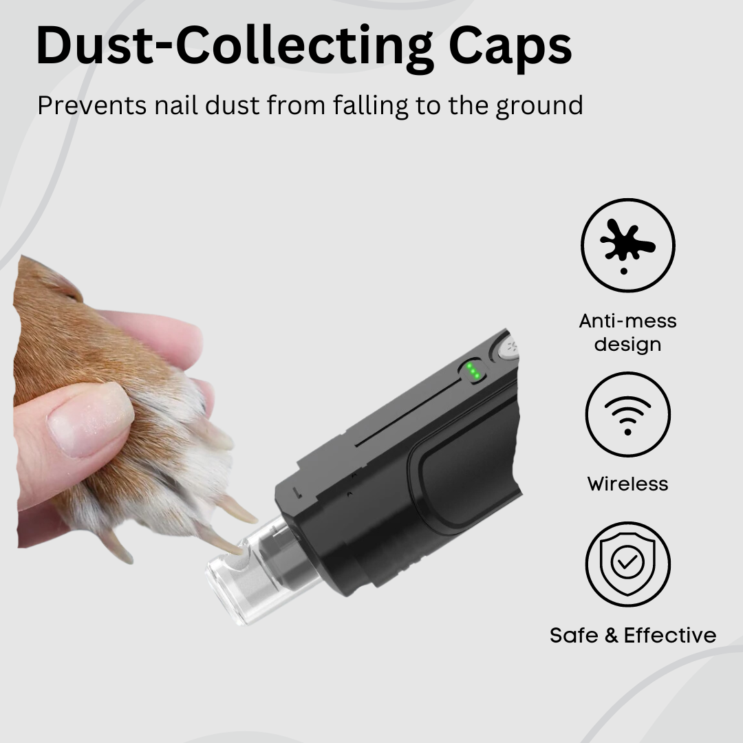 Dust collecting caps, anti mess, wireless, safe and effective